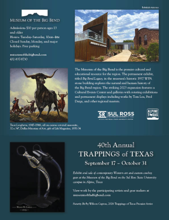Museum of the Big Bend c/o City of Alpine